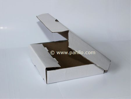 Foldable White Pizza Box