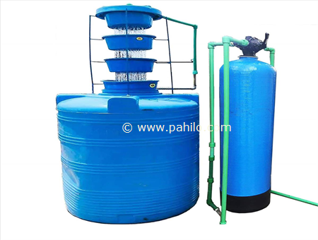 Water treatment with cylinder