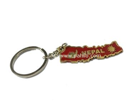 Nepal Map Keychain