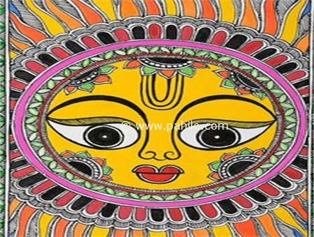 Mithila Painting Board