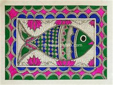 Mithila Painting Board