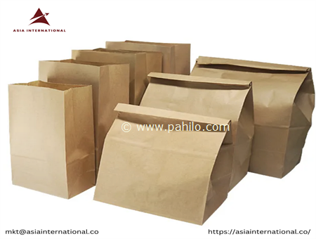 Kraft paper bag without handle